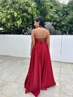 MAXI STRAPLESS GOWN DRESS - Image 18