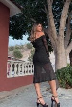 MIDI DRESS OFF SHOULDER - Image 4