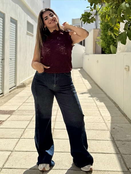 K60326W.jpg JEAN TROUSER WIDE LEG - Image 1