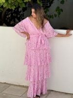 MAXI LACE TIERED DRESS - Image 2