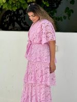 MAXI LACE TIERED DRESS - Image 3