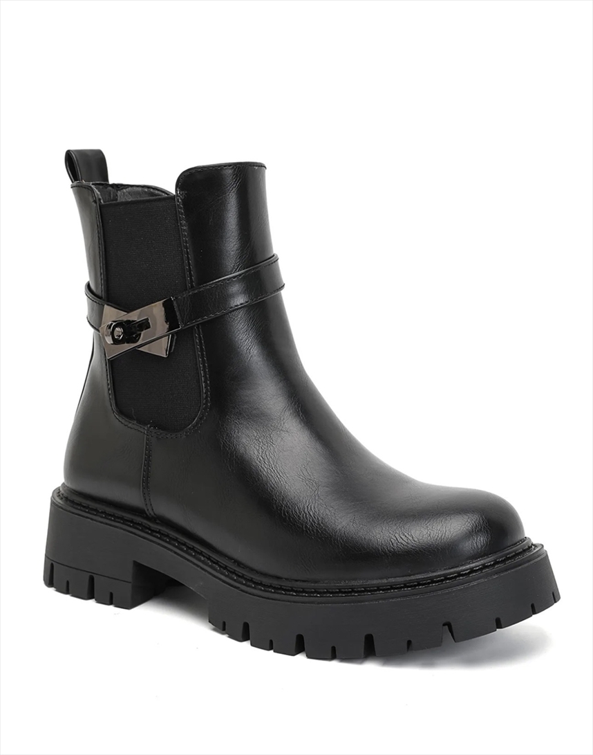 SHO1126W.jpg ANKLE BOOTS TRACK SOLE - Image 1