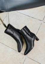 ANKLE BOOTS THIN BLOCK HEEL - Image 6